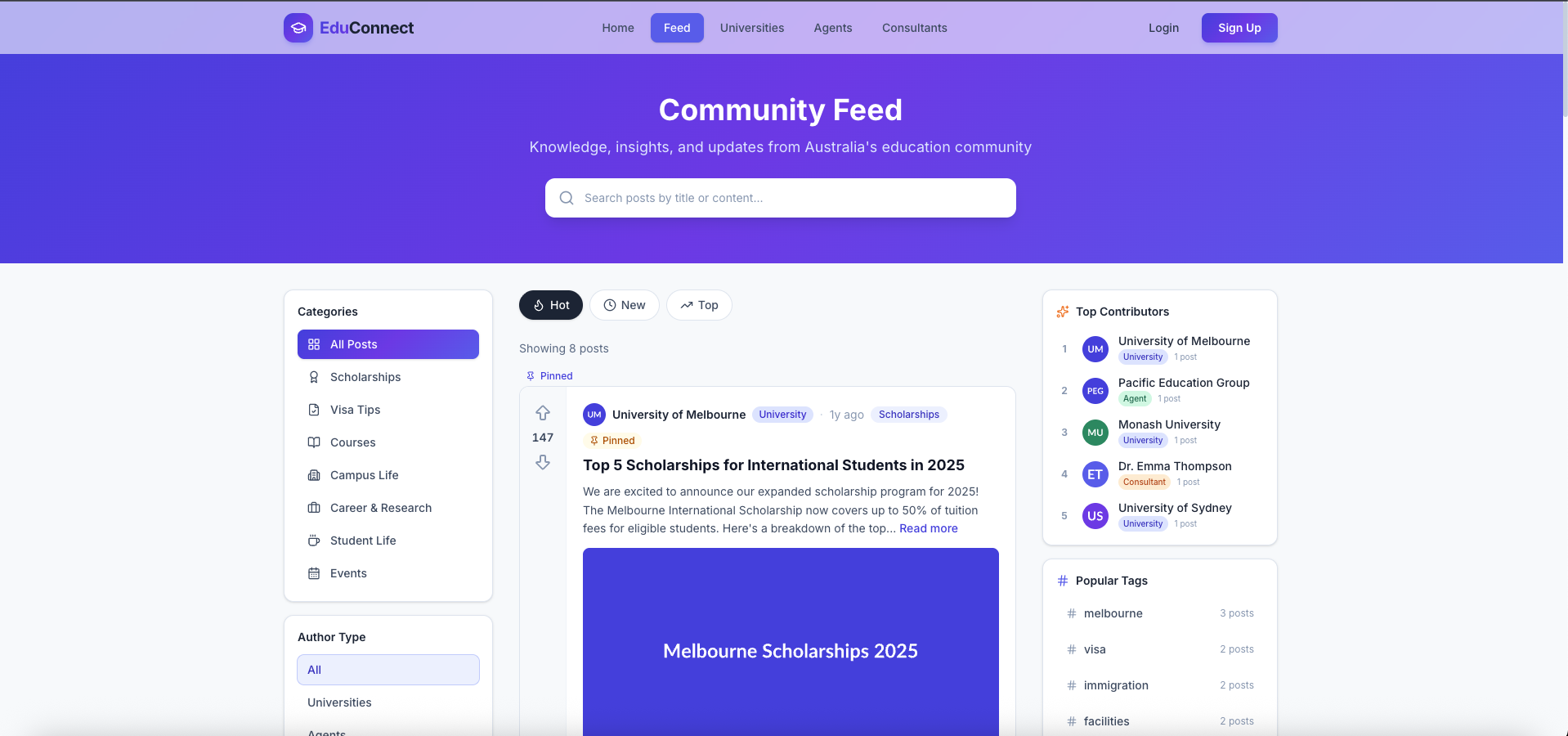 EduConnect Australia — Education Marketplace — Screenshot 2